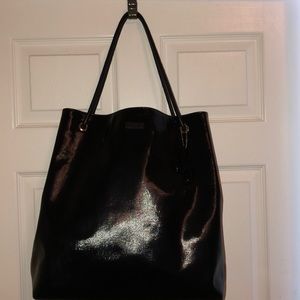 GUCCI Coated Canvas Large Gifford Tote Black